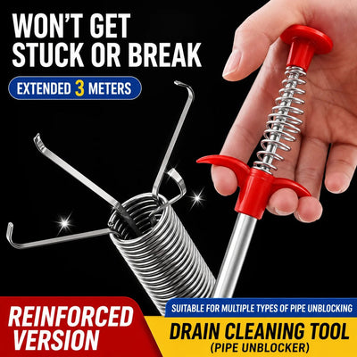 DrainClaw™ — Flexible Drain Cleaning Tool.